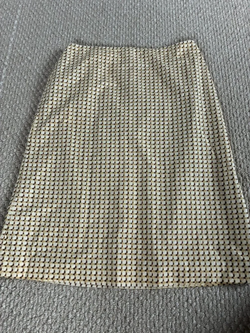 J Crew Vintage Pencil Skirt 4 Hong Kong Geometric Jacquard 90s Y2K
